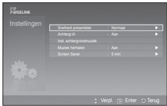 SAMSUNG PS50A550 - Installingen acheftergrundmuziek: - 2