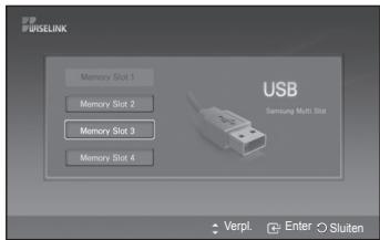 SAMSUNG PS50A550 - Het menu WISELINK gebruiken - 2