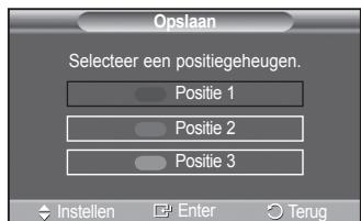 SAMSUNG PS50A550 - De positie opslaan - 4