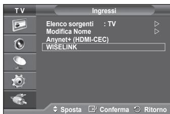 SAMSUNG PS50A550 - Uso del menu WISELINK - 1
