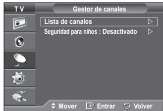SAMSUNG PS50A550 - Adisión ybloqueo de canales - 2