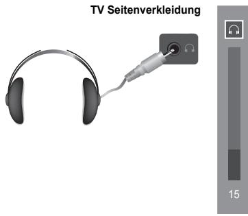 SAMSUNG PS50A550 - Anschlieben von Kopfhörern (separatehältlich) - 1