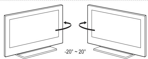 SAMSUNG PS50A550 - Using the Stand-Base - 1