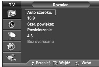 SAMSUNG PS50A550 - Po wybraniu opcjBez overscanu w trybach HDMI (1080i/1080p) lub Component (1080i/1080p): - 3