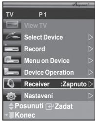 SAMSUNG PS50A550 - Poslech prostřednictvím prijímače - 1