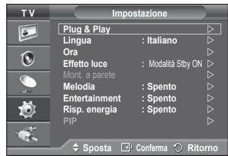 SAMSUNG PS50A550 - Lingua/Effetto luce/Melodia/Entertainment/Risp. energia/PIP - 1