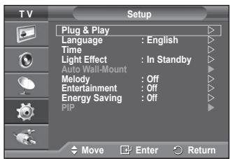 SAMSUNG PS50A550 - Easy Setting - 1