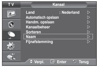 SAMSUNG PS50A550 - Kanalen een naam geben - 1