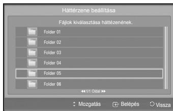 SAMSUNG PS50A550 - Hattérzene beallitasa: - 1