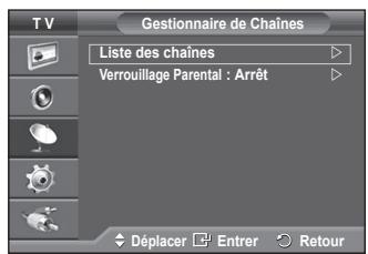 SAMSUNG PS50A550 - Ajout/verrouillage de canaux - 2