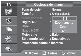 SAMSUNG PS50A550 - Selección del modo de pantalla: 16:9/Zoom ancho/Zoom/4:3 - 1