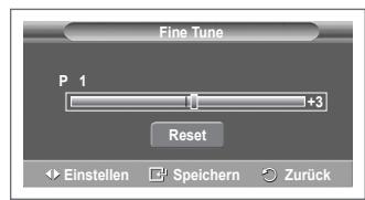 SAMSUNG PS50A550 - Senderfeinabstimmung durchführren - 2