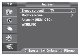 SAMSUNG PS50A550 - Visualizzazione di una sorgente di segnale esterna - 1
