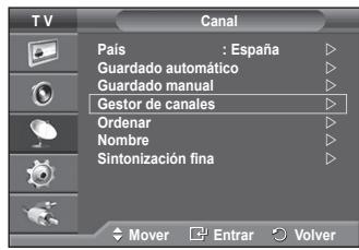 SAMSUNG PS50A550 - Adisión ybloqueo de canales - 1