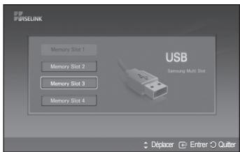 SAMSUNG PS50A550 - Utilisation du menu wiselink - 2