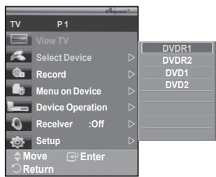 SAMSUNG PS50A550 - Iskanje naprav v systemd Anynet+ in preklaplanje med njimi - 1