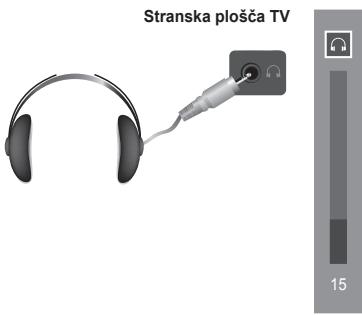 SAMSUNG PS50A550 - Prikljucitev slusalk (naprodaj posebej) - 1