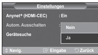 SAMSUNG PS50A550 - Einrichten von Anynet+ - 3