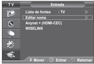 SAMSUNG PS50A550 - Pode attribuir um nome à fonte externa. - 1