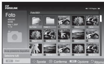 SAMSUNG PS50A550 - Proiezione di diapositive - 1