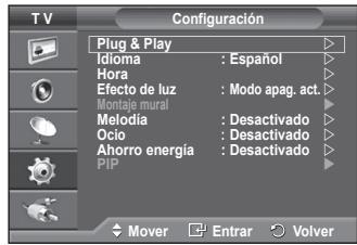 SAMSUNG PS50A550 - Idioma / Efecto de Luz / Melodia / Ocio / Ahorro energia / PIP - 1