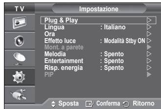 SAMSUNG PS50A550 - PIP (Picture in Picture): PIP (Acceso/Spento)/Sorgente/ Formato/Posizione/Programma - 2