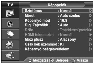 SAMSUNG PS50A550 - Részletesen megadhatja a képbeallitásokat. - 2
