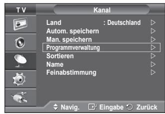 SAMSUNG PS50A550 - Sender hinzufügen/sperren - 1