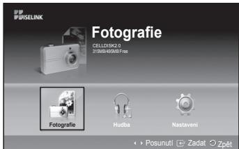 SAMSUNG PS50A550 - Používáni nabídky WISELINK - 3
