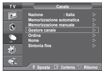 SAMSUNG PS50A550 - Aggiunta / Blocco di canali - 1