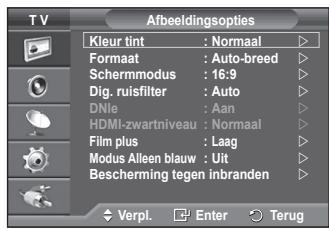 SAMSUNG PS50A550 - Hier kunt u het beeld gedetailleerd instellen. - 2