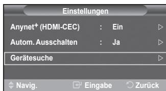 SAMSUNG PS50A550 - Suchen von Anynet+-Geräten und Umschalten zwischen diesen Geräten - 2