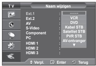 SAMSUNG PS50A550 - U kunt de externe bron een naam geben. - 2