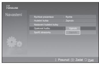 SAMSUNG PS50A550 - Opakovat hudbu: - 1