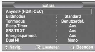 SAMSUNG PS50A550 - Verwenden der Taste TOOLS (Extras) - 1