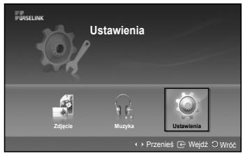 SAMSUNG PS50A550 - Korzystanie z menu Ustawienia - 1