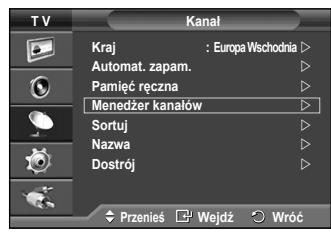 SAMSUNG PS50A550 - Dodawanie blokowanie kanatów - 1