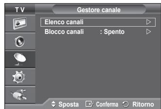 SAMSUNG PS50A550 - Aggiunta / Blocco di canali - 2