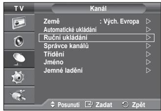 SAMSUNG PS50A550 - Ručné ukládoní kanálů - 1
