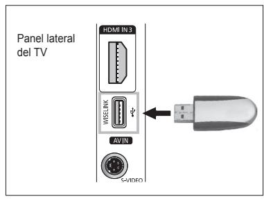 SAMSUNG PS50A550 - Uso de la referencia WISELINK - 1