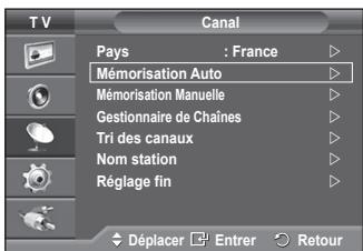 SAMSUNG PS50A550 - Mémorisation automatique des canaux - 2