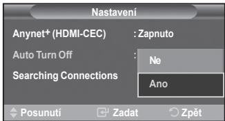 SAMSUNG PS50A550 - Nastavení systému Anynet+ - 3