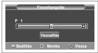 SAMSUNG PS50A550 - Csatornák finomhangolása - 2