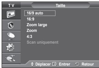 SAMSUNG PS50A550 - Configurez les réglages détaillés de l'image. - 3