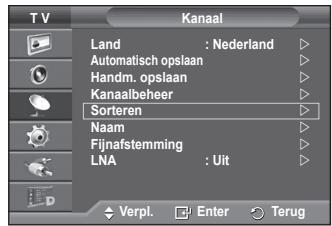 SAMSUNG PS50A557 - Opgeslagen kanalen rangschikken - 1