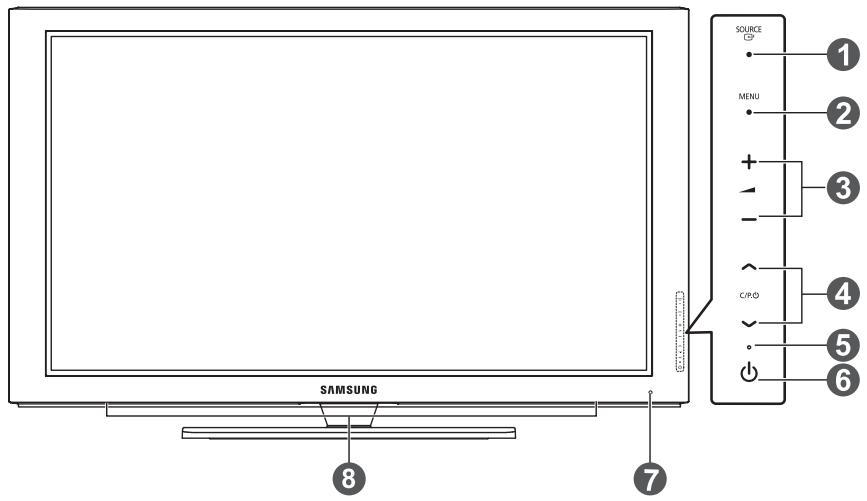 SAMSUNG PS50A557 - Painel frontal - 1