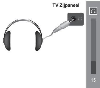 SAMSUNG PS50A557 - De hoofdtelefoon aansluiten (afzonderlijk verkrijgbaar) - 1