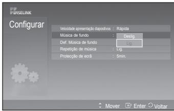 SAMSUNG PS50A557 - Música de Fundo: - 1