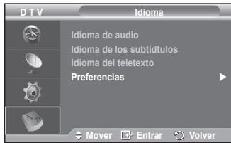 SAMSUNG PS50A557 - Previsualización del sistema de manos del DTV - 8