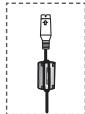 SAMSUNG PS50A557 - Ferritkern (Netzkabel, S-Video, Komp.) - 2